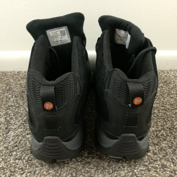 Merrell Moab 3 Mens Size 11.5 Black Hiking Boots Mountaineering Vibram Gorpcore - Picture 5 of 7